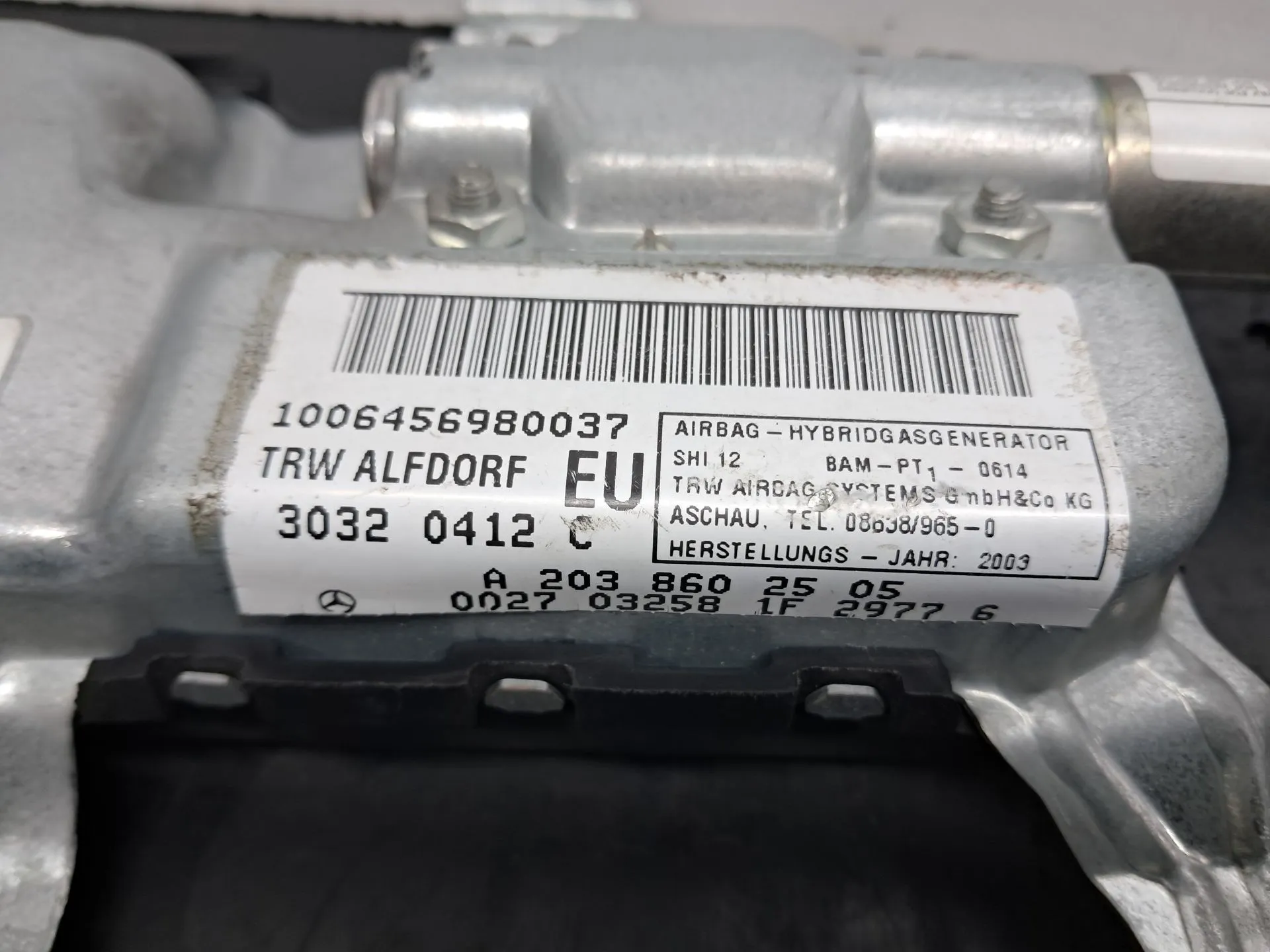 Airbag lateral frente esquerda MERCEDES-BENZ Classe C (W203) Imagem-1