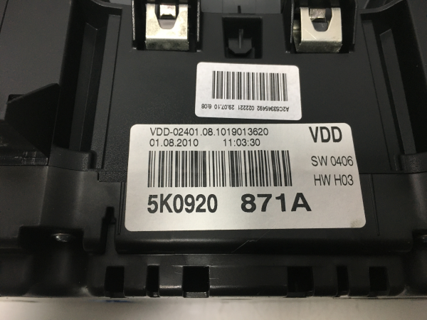 Compteur de vitesse VOLKSWAGEN Golf VI (5K1) Imagem-3