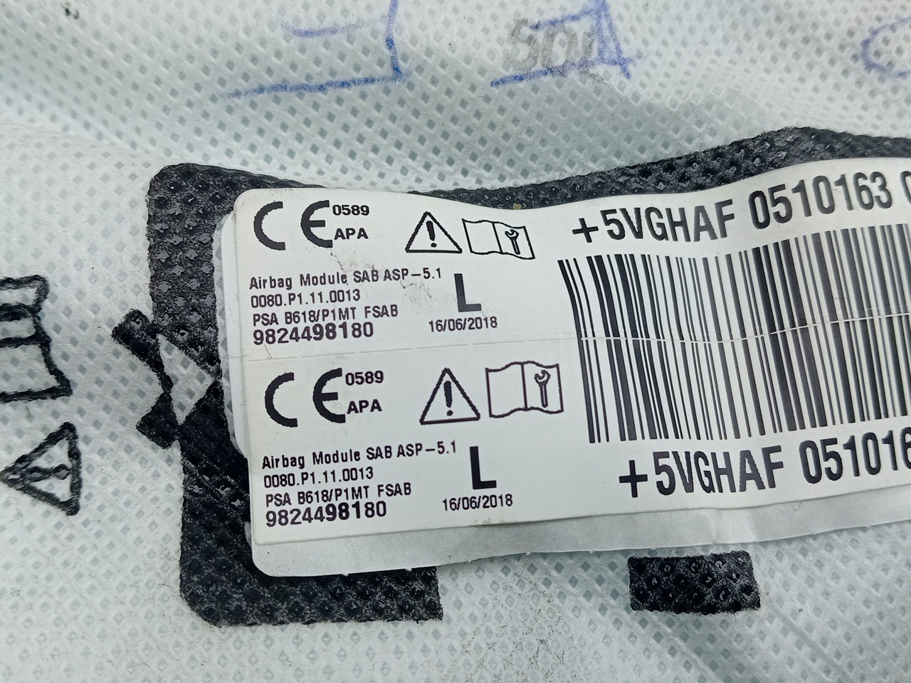 Airbag Sinistro CITROËN C3 Aircross II (2R_, 2C_) Imagem-2