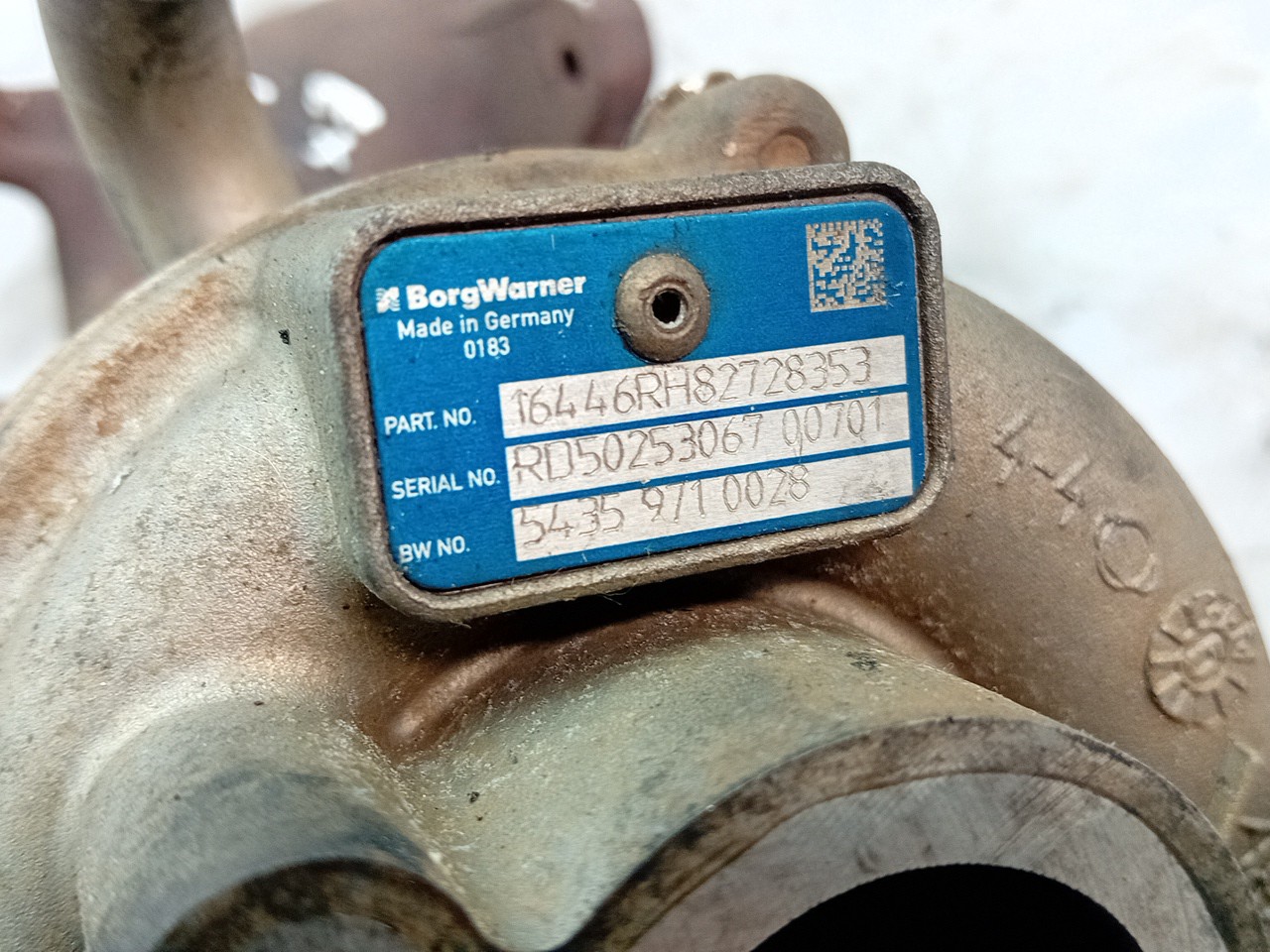 Turbocharger  DACIA Dokker (0S_) Imagem-6