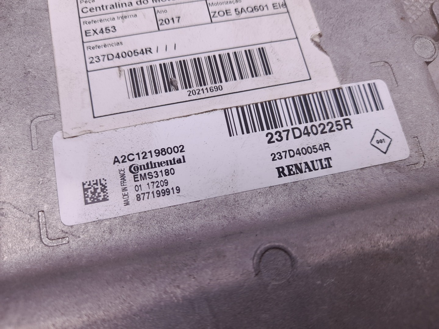 Centralina motor / ECU RENAULT Zoe (BFM_) Imagem-2