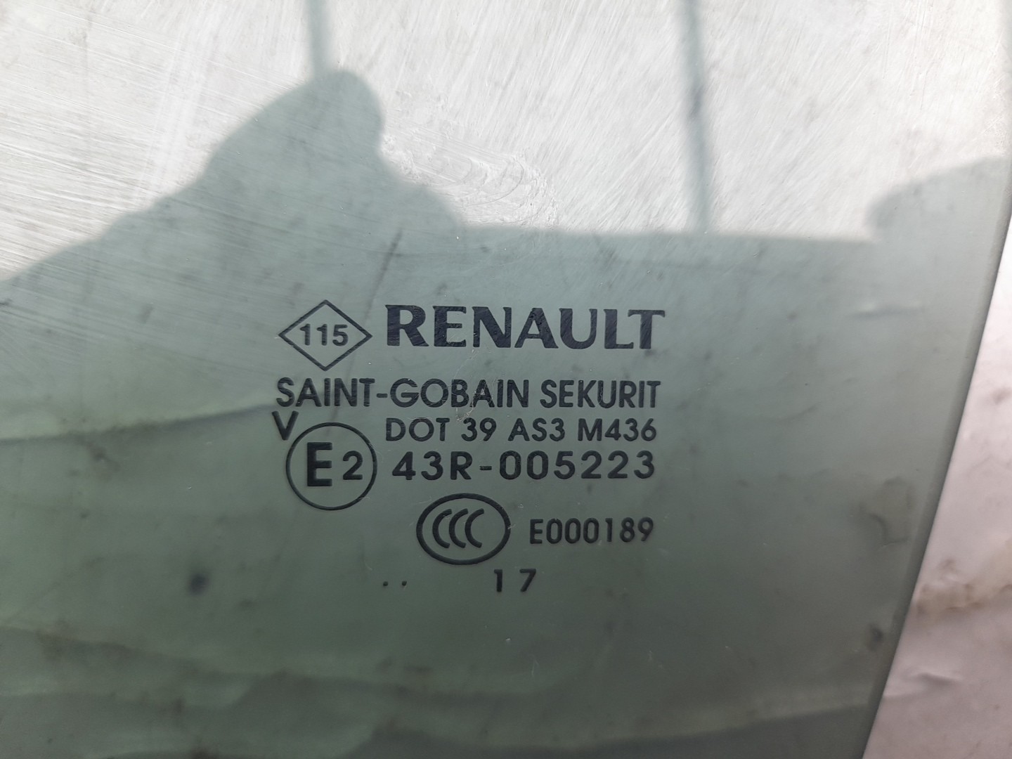 Vidro porta trás esquerdo RENAULT Zoe (BFM_) Imagem-2
