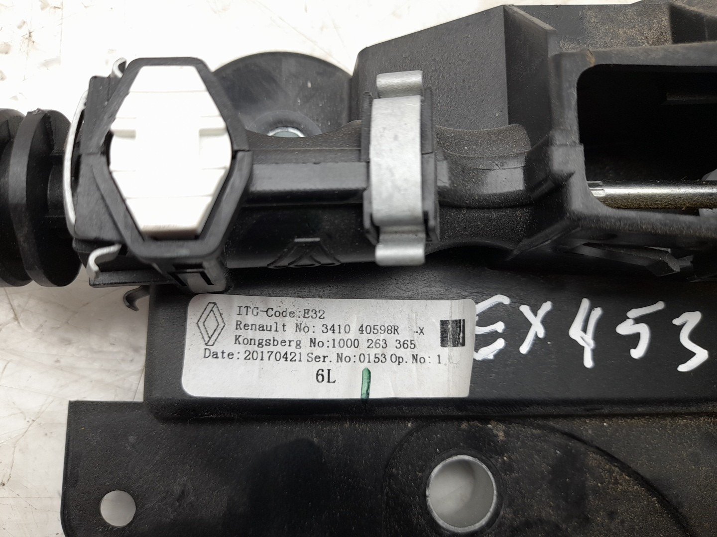 Selector de caja de cambios RENAULT Zoe (BFM_) Imagem-4