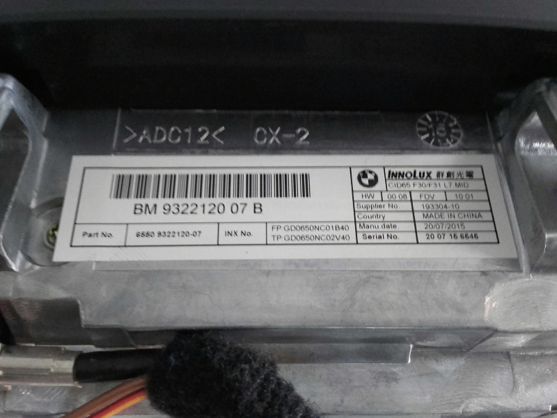 Display Monitor BMW 4 Gran Coupe (F36) Imagem-3