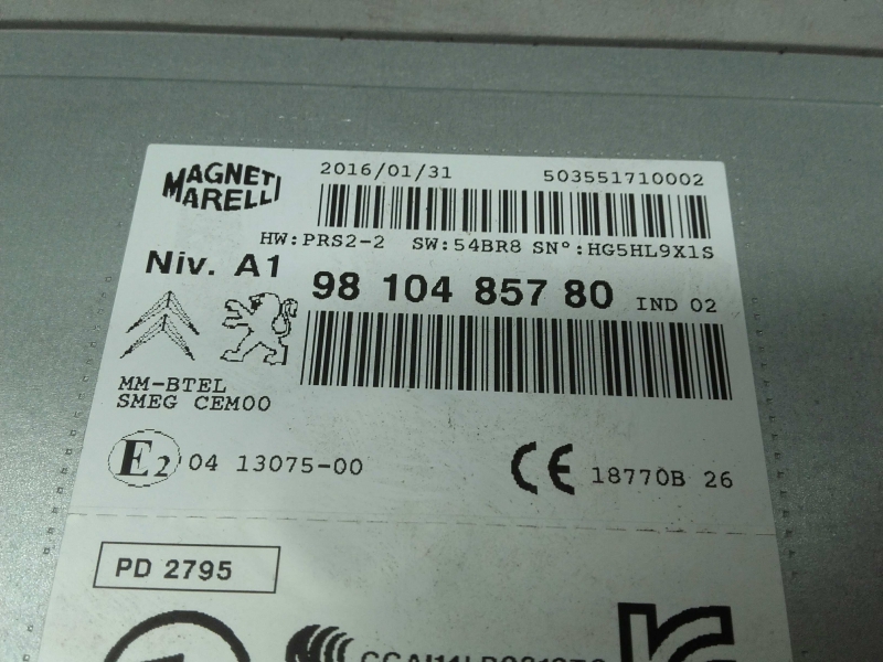 Radio / autorradio CITROËN C4 Picasso II Imagem-1