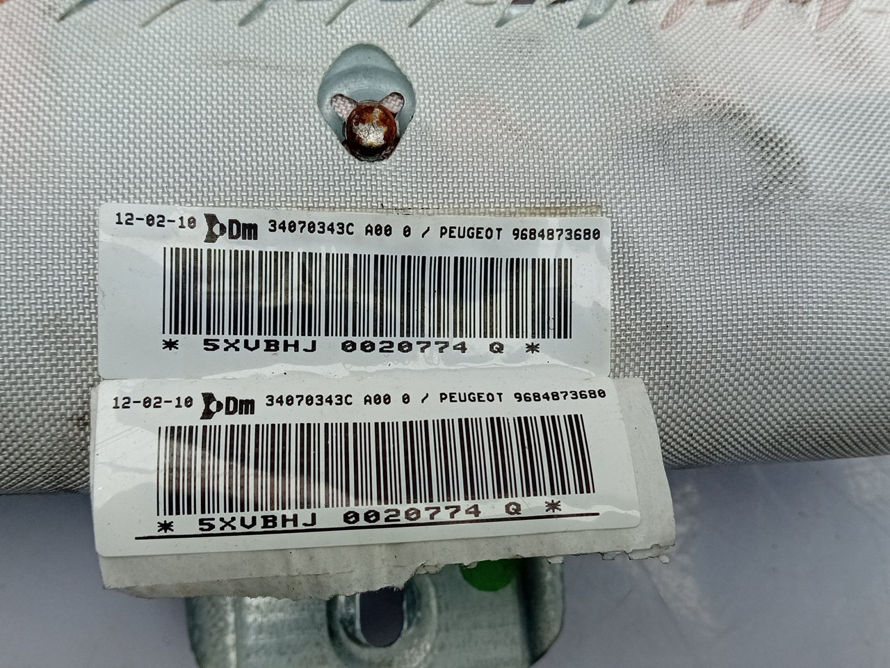 Airbag Cortina Derecho PEUGEOT 5008 I (0U_, 0E_) Imagem-2