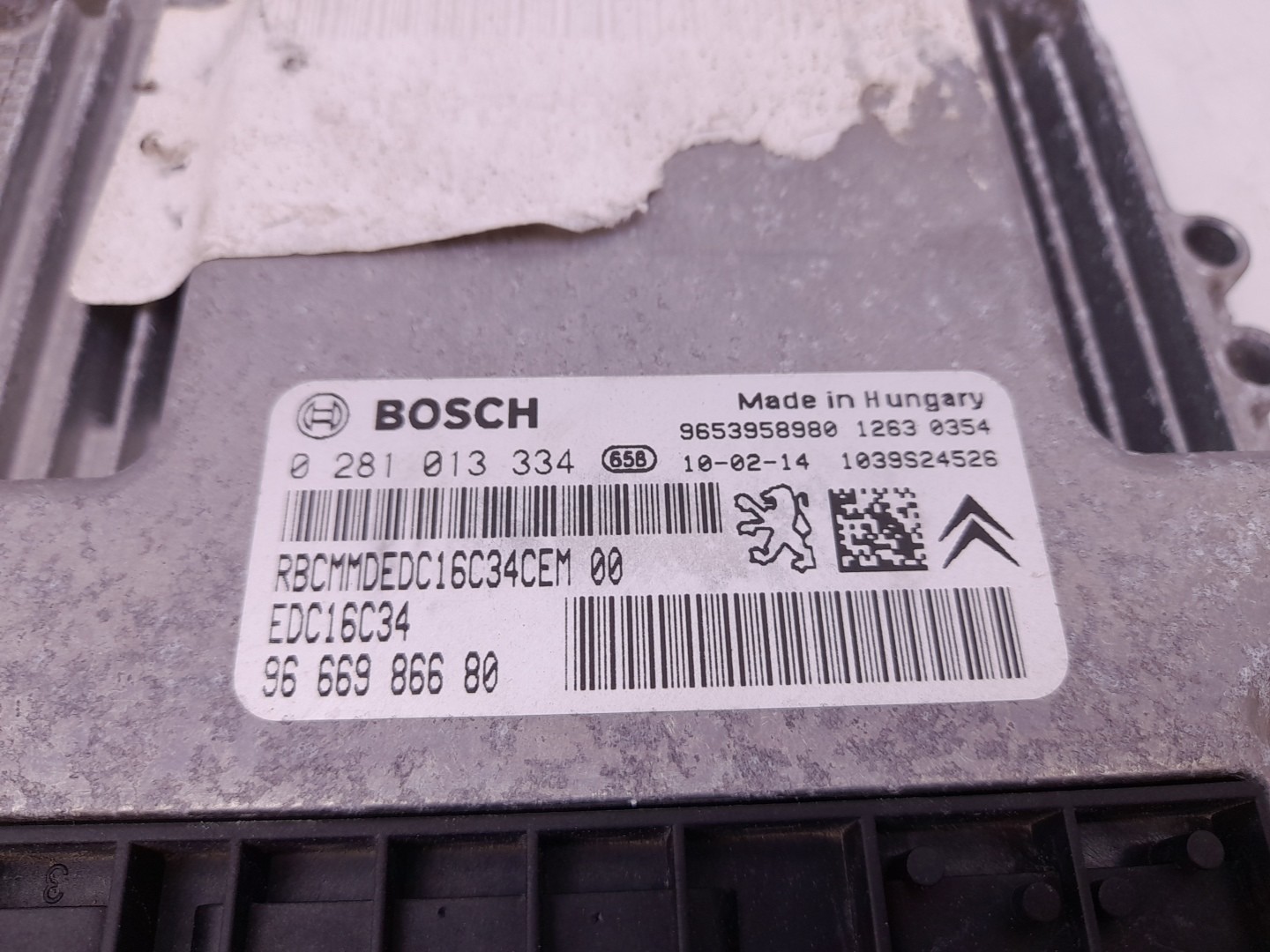 Centralina motor / ECU PEUGEOT 5008 I (0U_, 0E_) Imagem-2