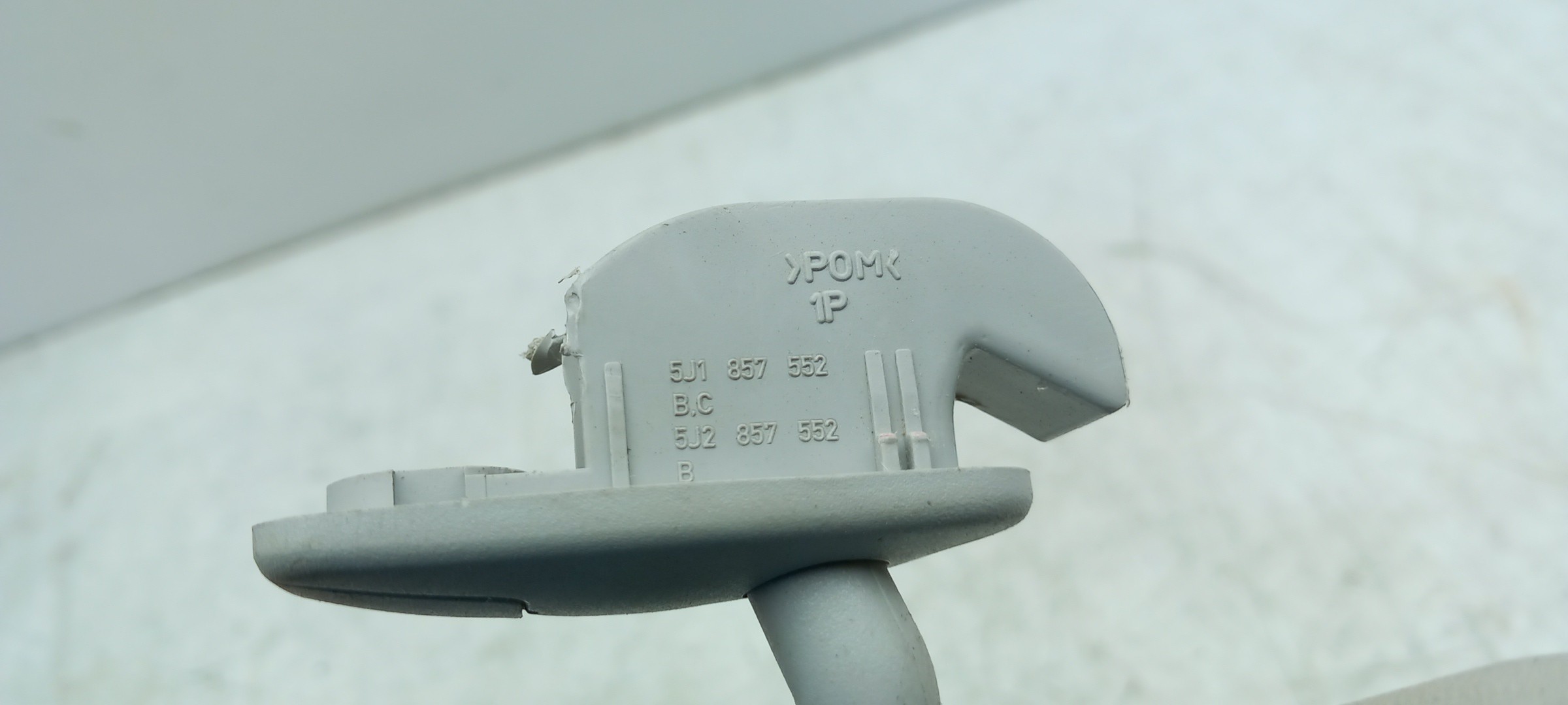Right Sun Visor SKODA Fabia II Hatchback (542, 5J) Imagem-2