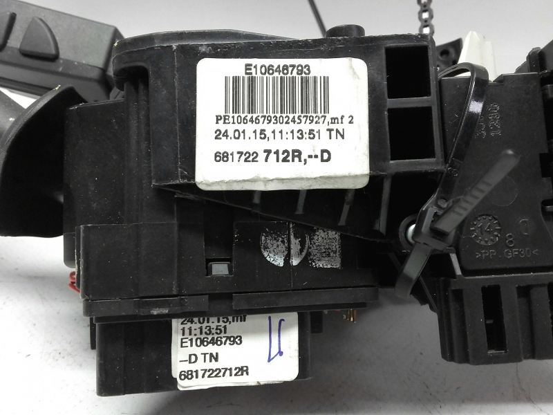 Conjunto / manetes de luzes e limpa vidros DACIA Sandero II (5S_) Imagem-2