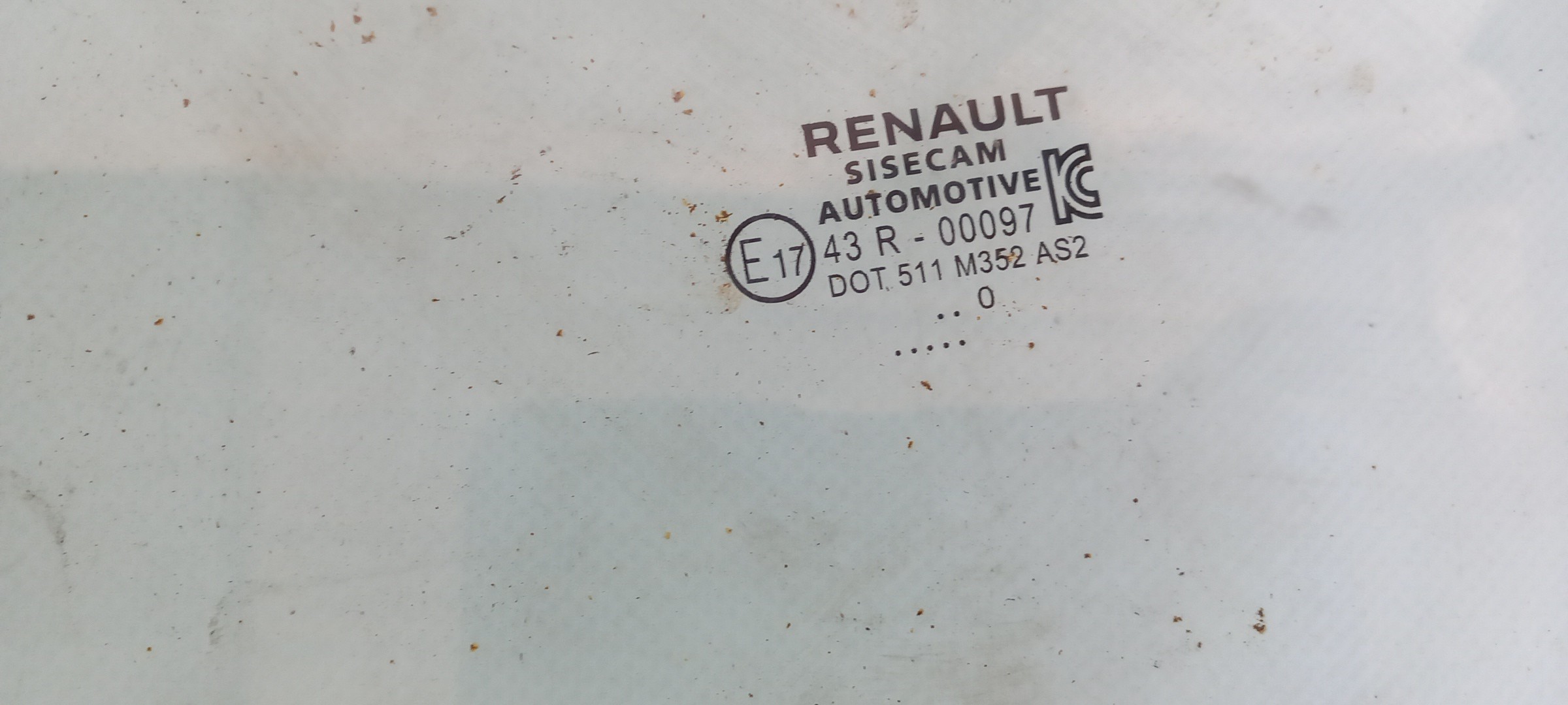 Left front door glass RENAULT Clio V (BF_) Imagem-1