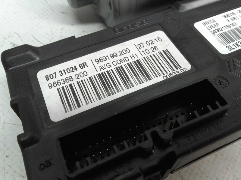 Front Left Window Motor RENAULT Megane III (BZ0_) Imagem-3