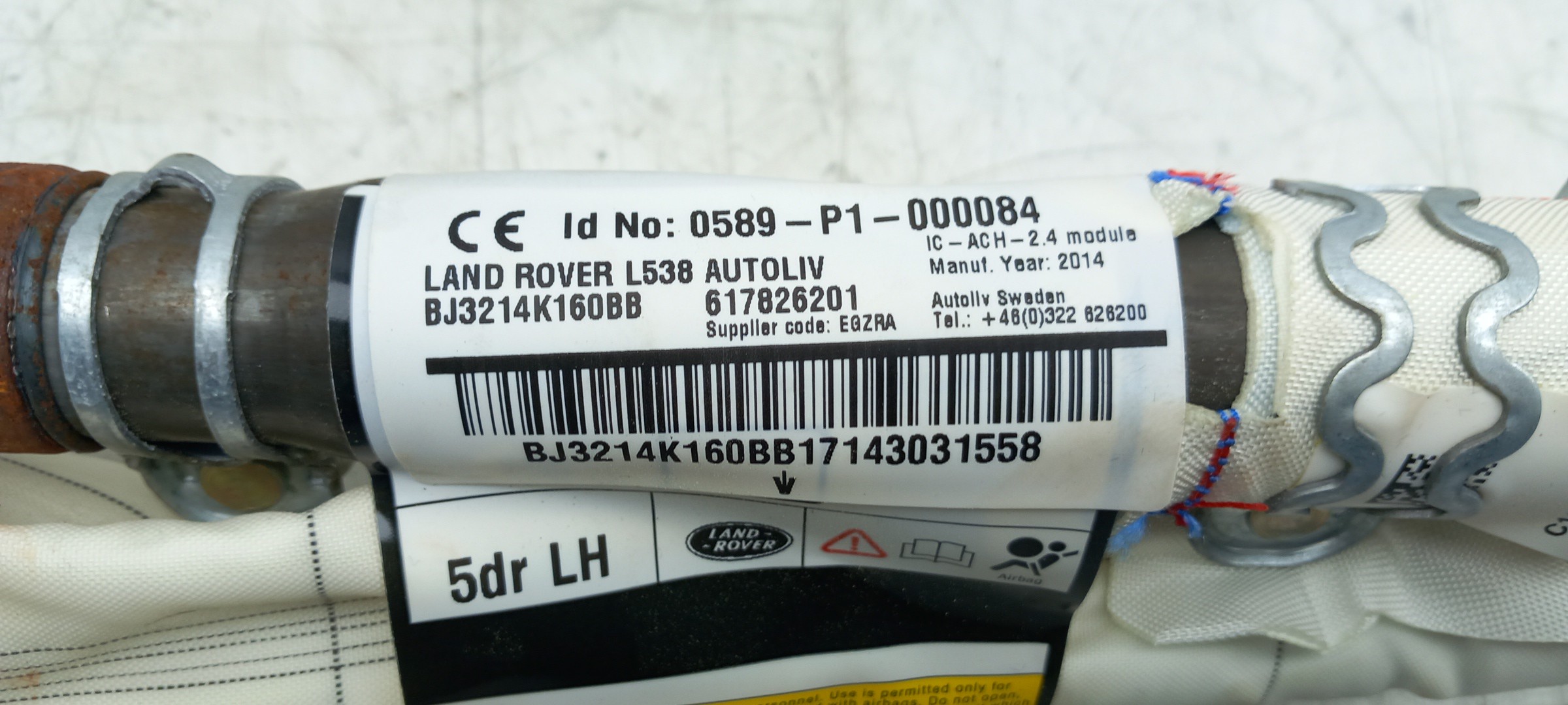 Airbag cortina esquerdo LAND ROVER Range Rover Evoque (L538) Imagem-1