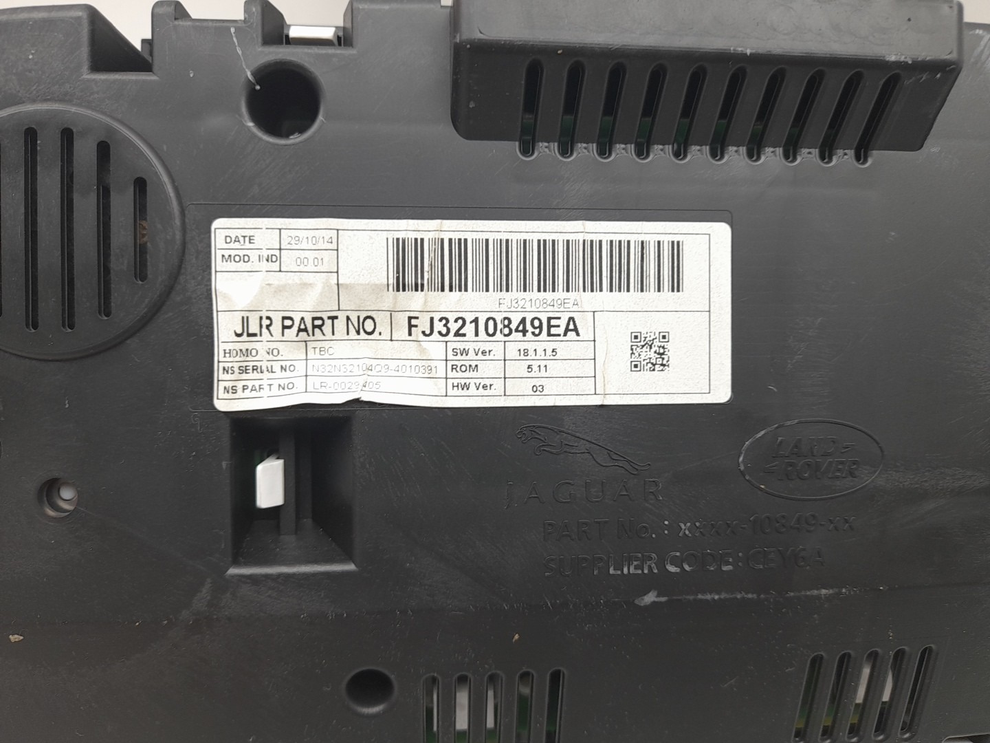 Instrument cluster LAND ROVER Range Rover Evoque (L538) Imagem-3