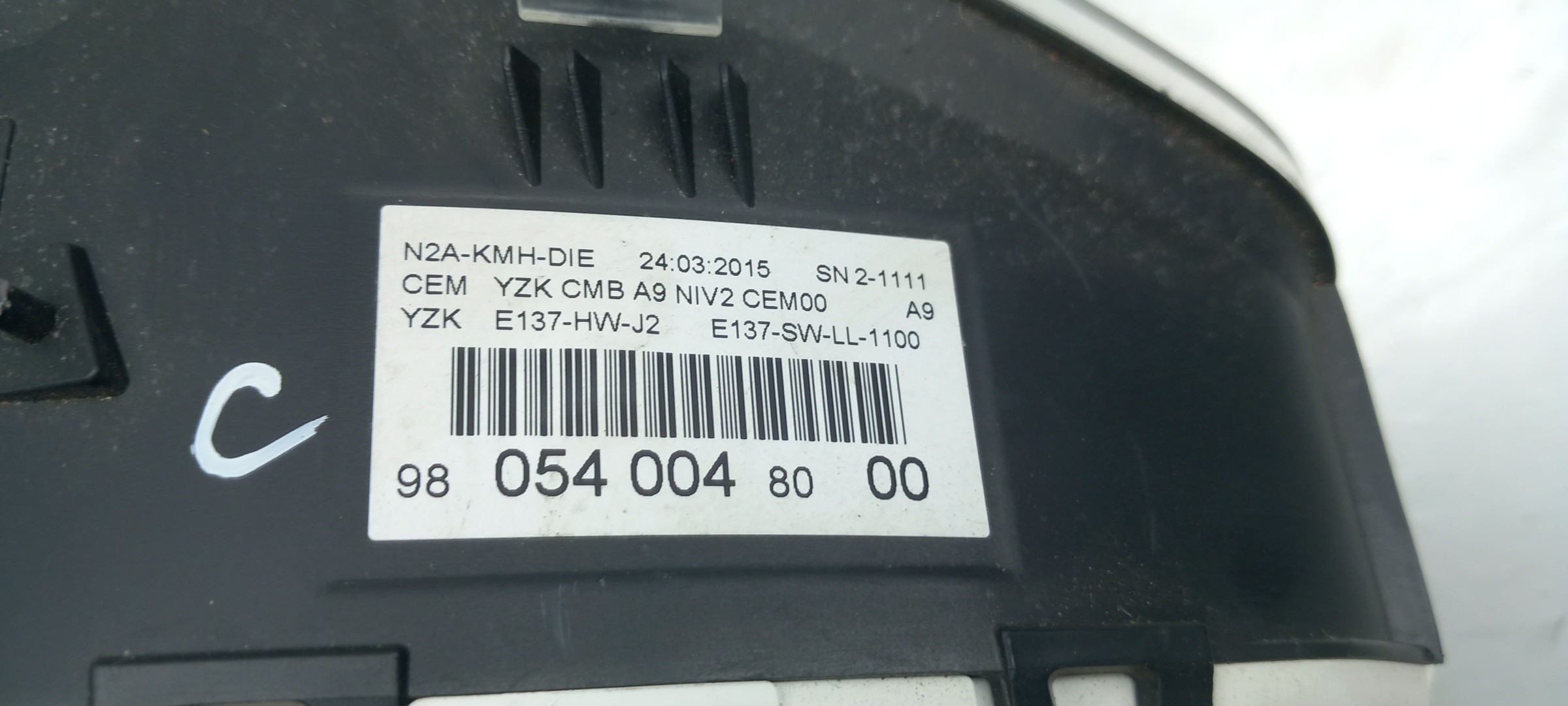 Quadrante / painel de instrumentos PEUGEOT 208 Imagem-4