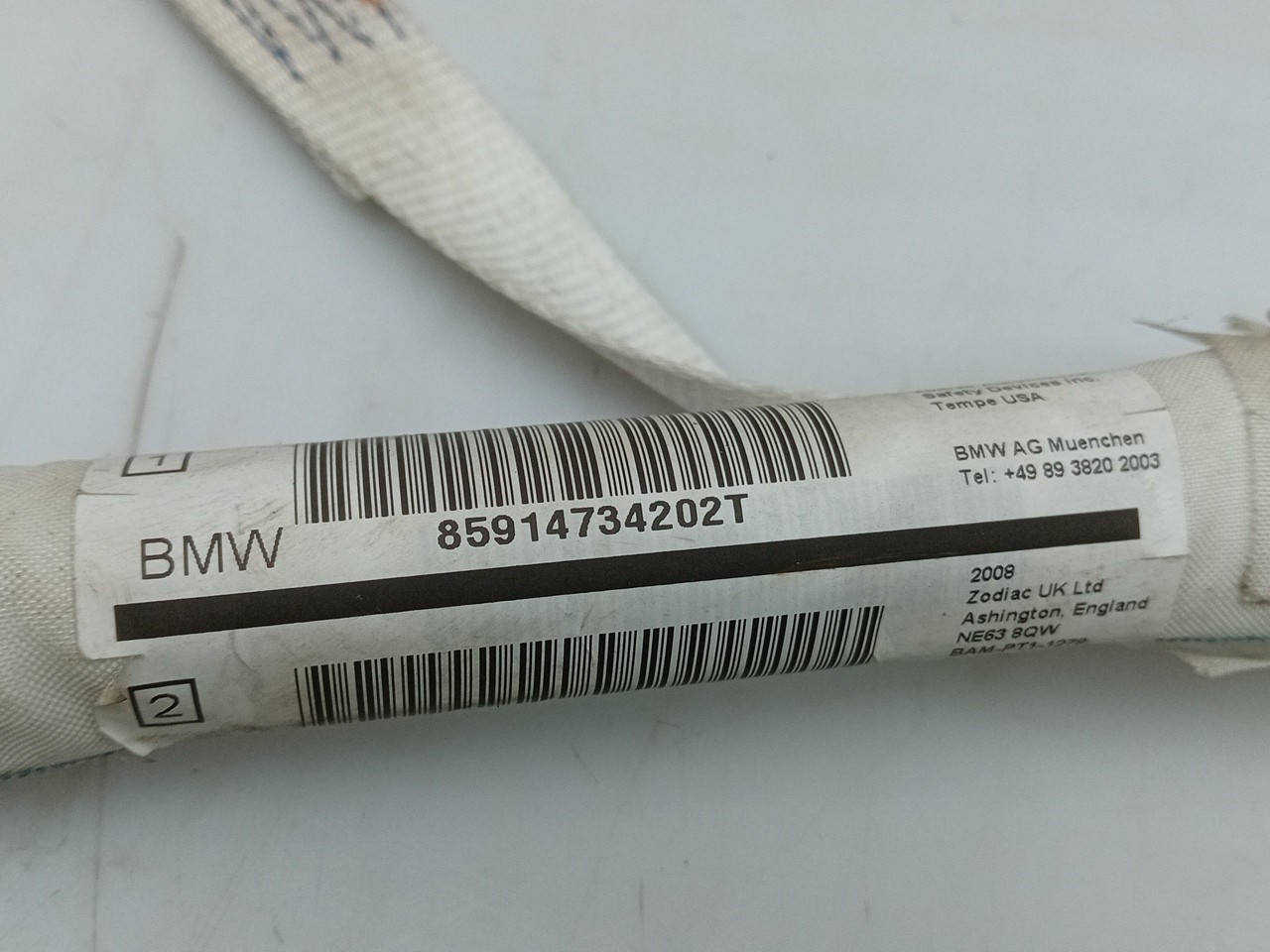 Airbag Cortina Derecho BMW 5 Touring (E61) Imagem-1