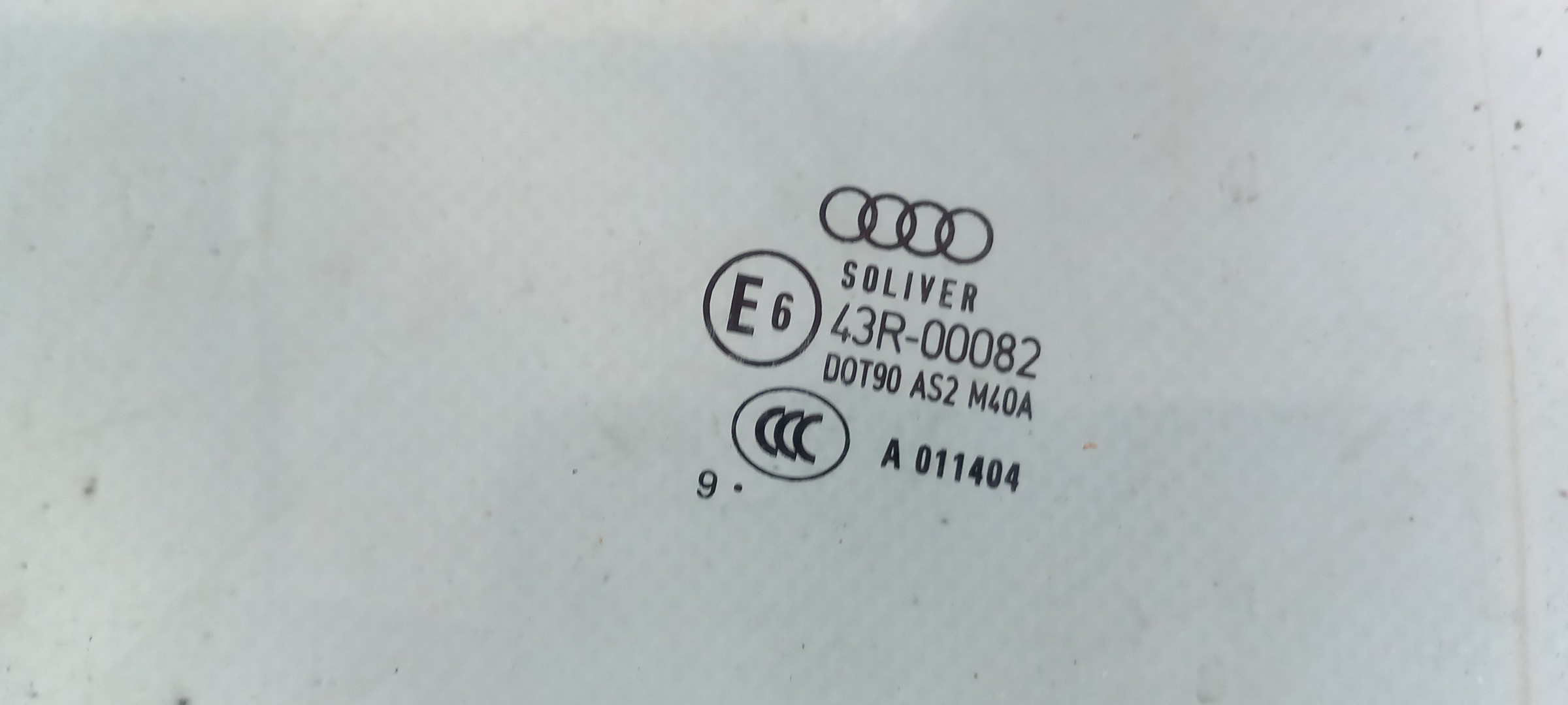 Vidro porta trás direito AUDI A4 Avant (8ED, B7) Imagem-1