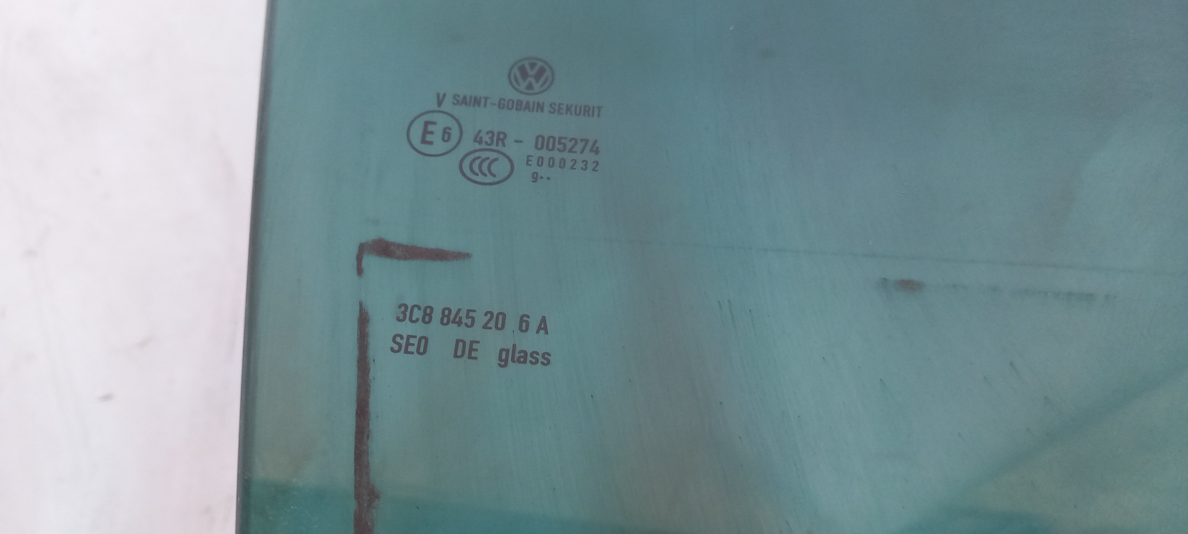 Right rear door glass VOLKSWAGEN Passat CC (357) Imagem-1