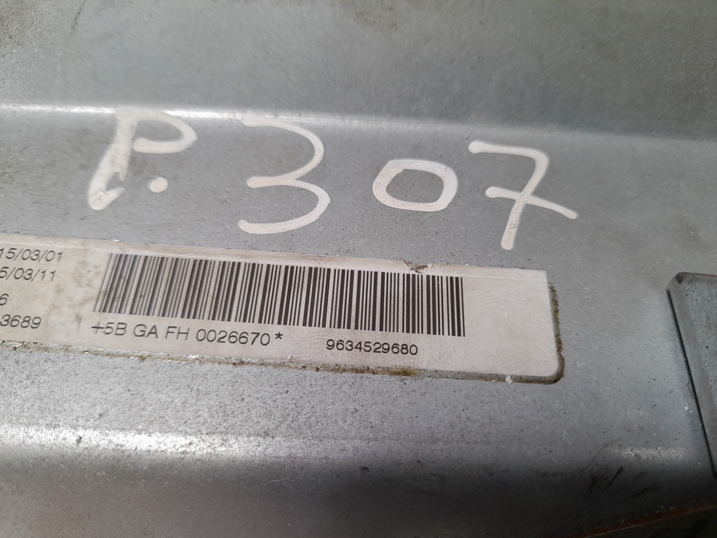Passenger Airbag PEUGEOT 307 (3A/C) Imagem-2