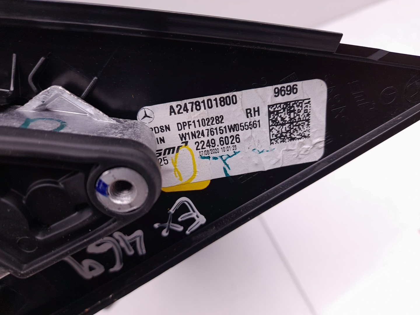 Right mirror MERCEDES-BENZ GLB-Class (X247) Imagem-2
