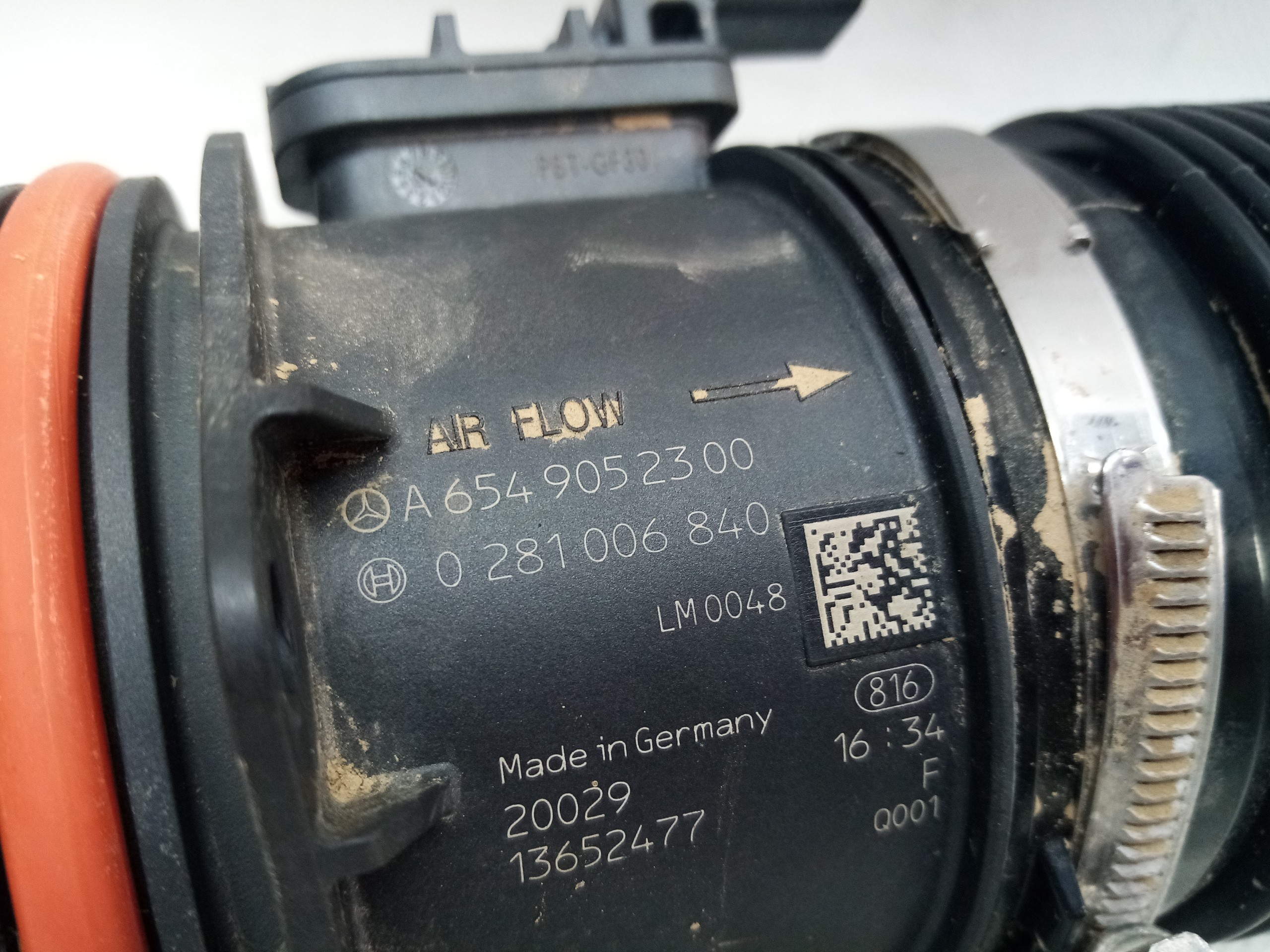Mass Air Flow Sensor (MAF) MERCEDES-BENZ GLB-Class (X247) Imagem-1