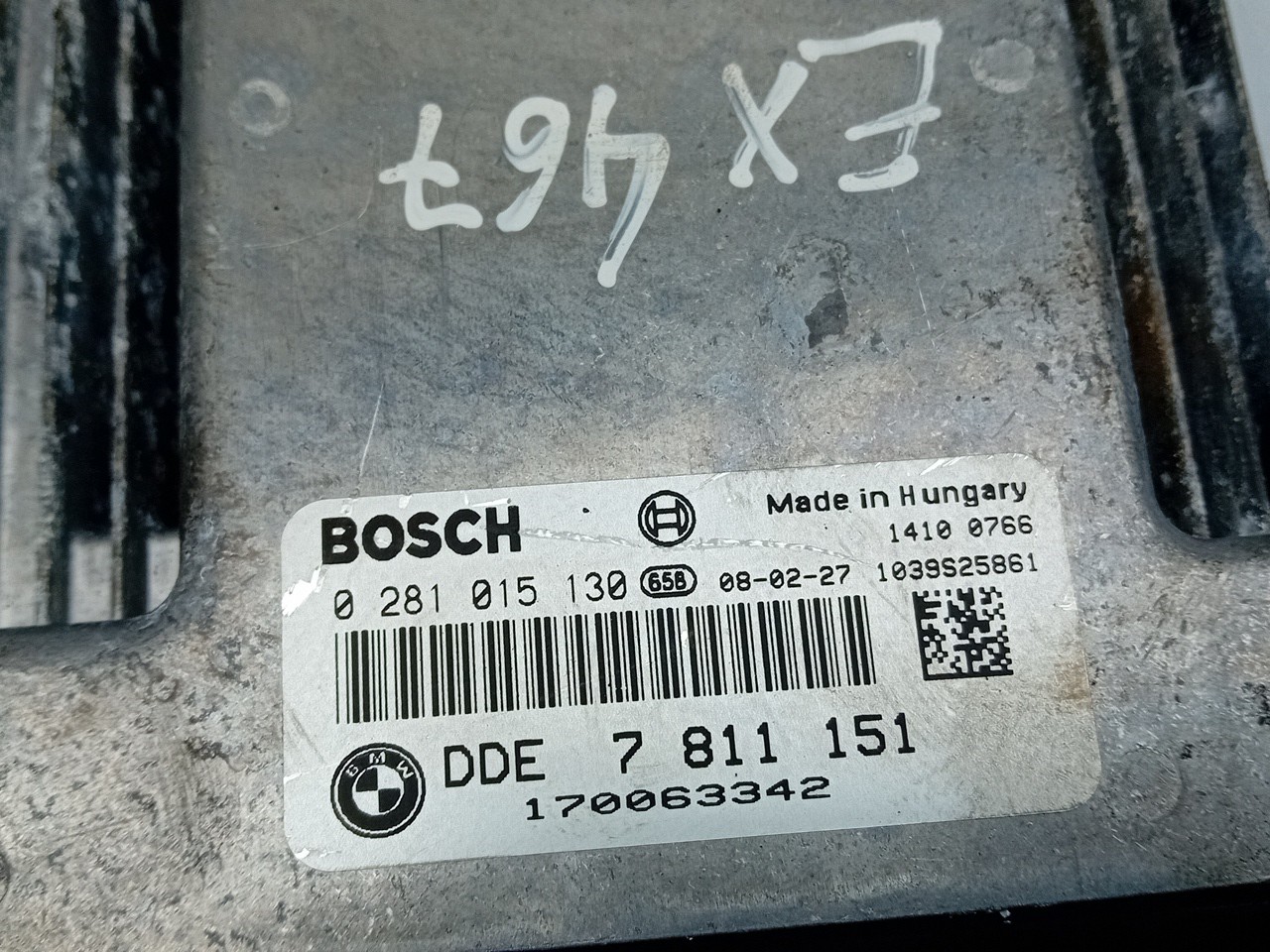Centralina motor / ECU BMW 5 Touring (E61) Imagem-3