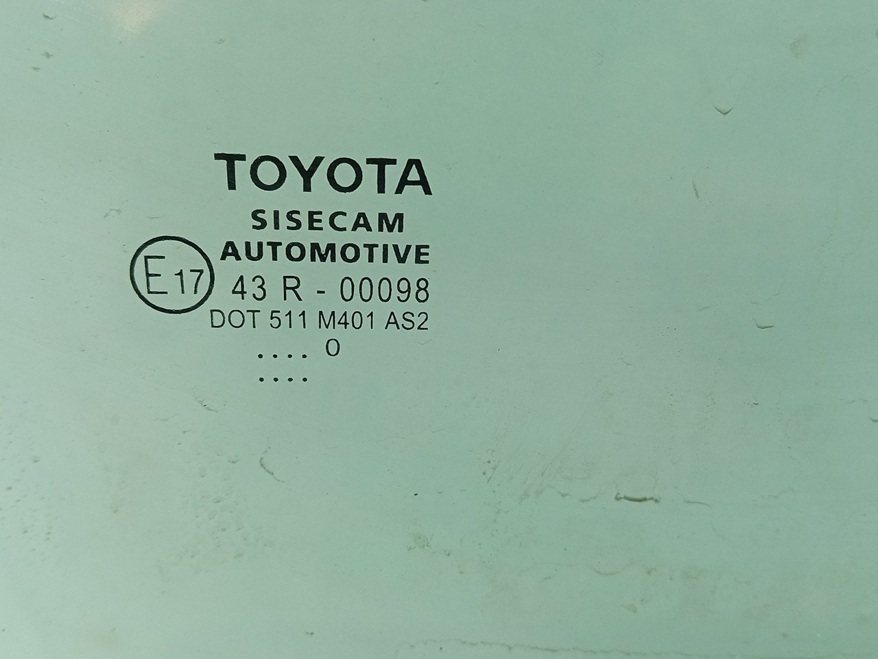 Vitre porte avant Droite TOYOTA C-HR (_X1_) Imagem-1