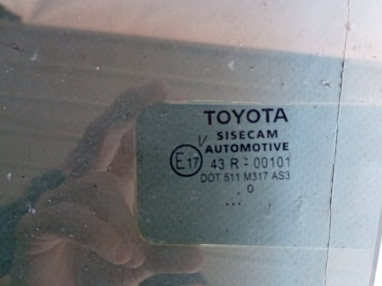 Left rear door glass TOYOTA C-HR (_X1_) Imagem-1