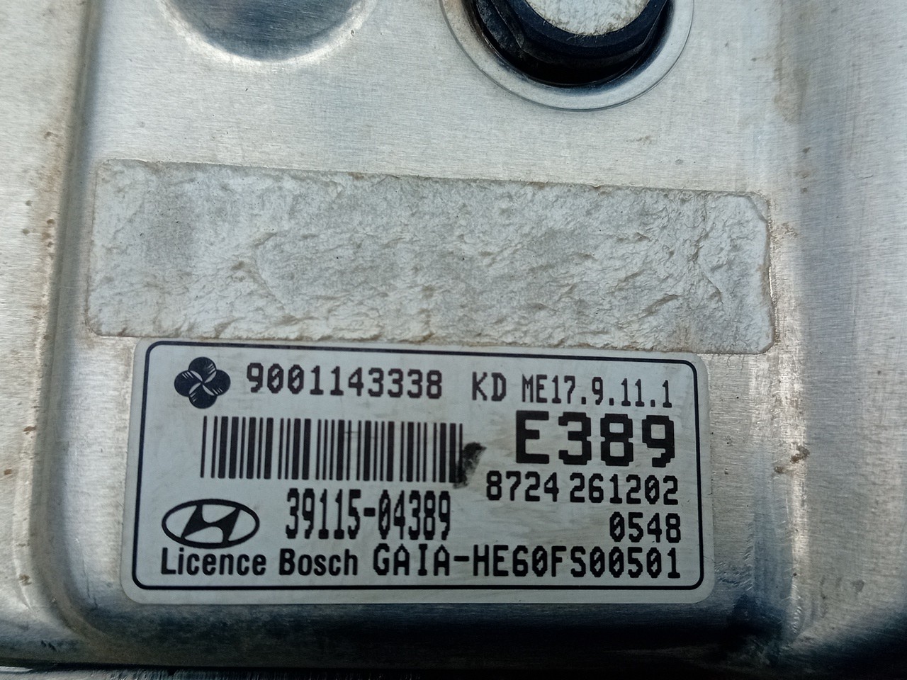 Centralina motor / ECU HYUNDAI i10 (BA, IA) Imagem-3