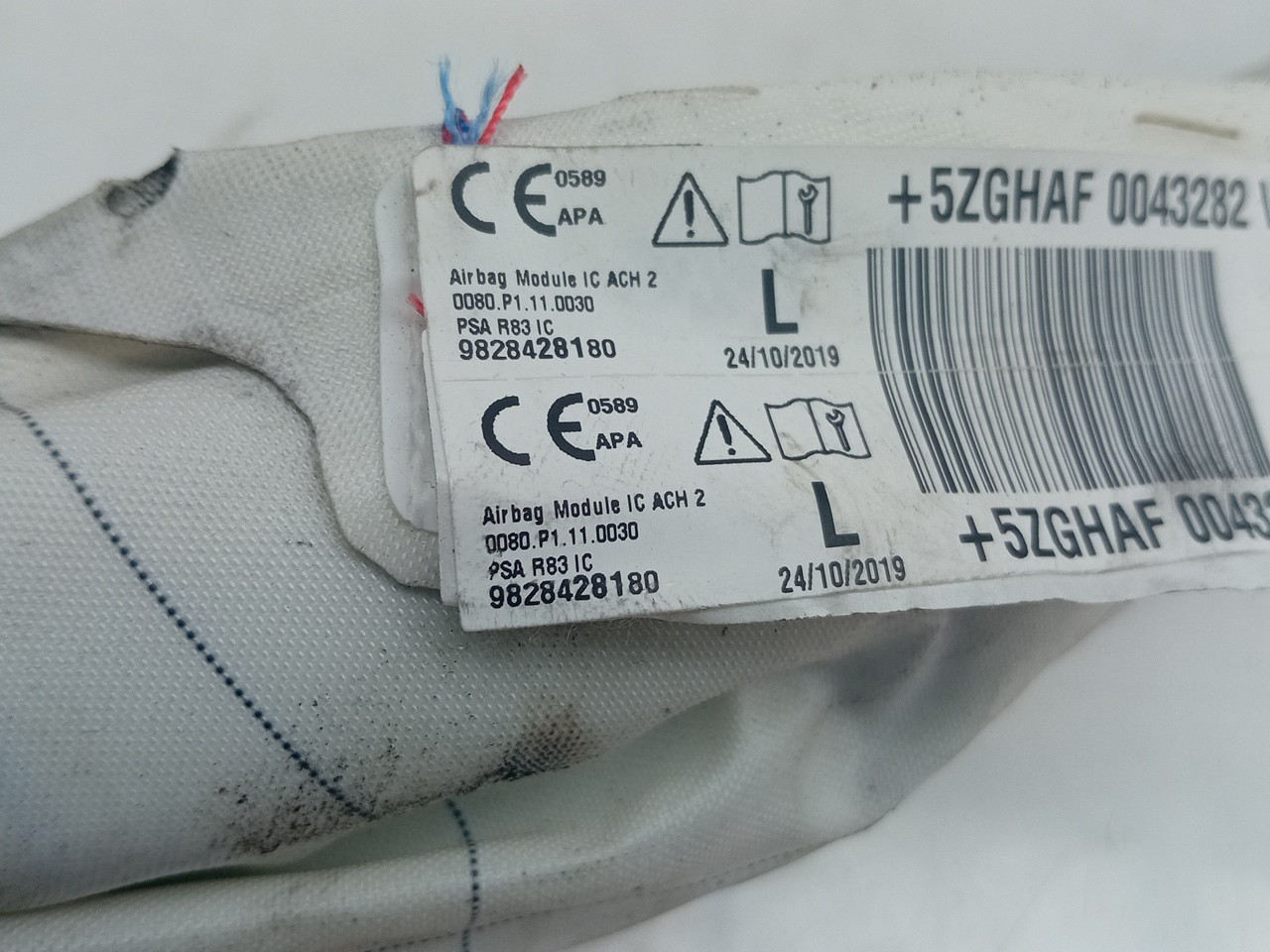 Airbag Cortinha Izquierdo PEUGEOT 508 II Imagem-2
