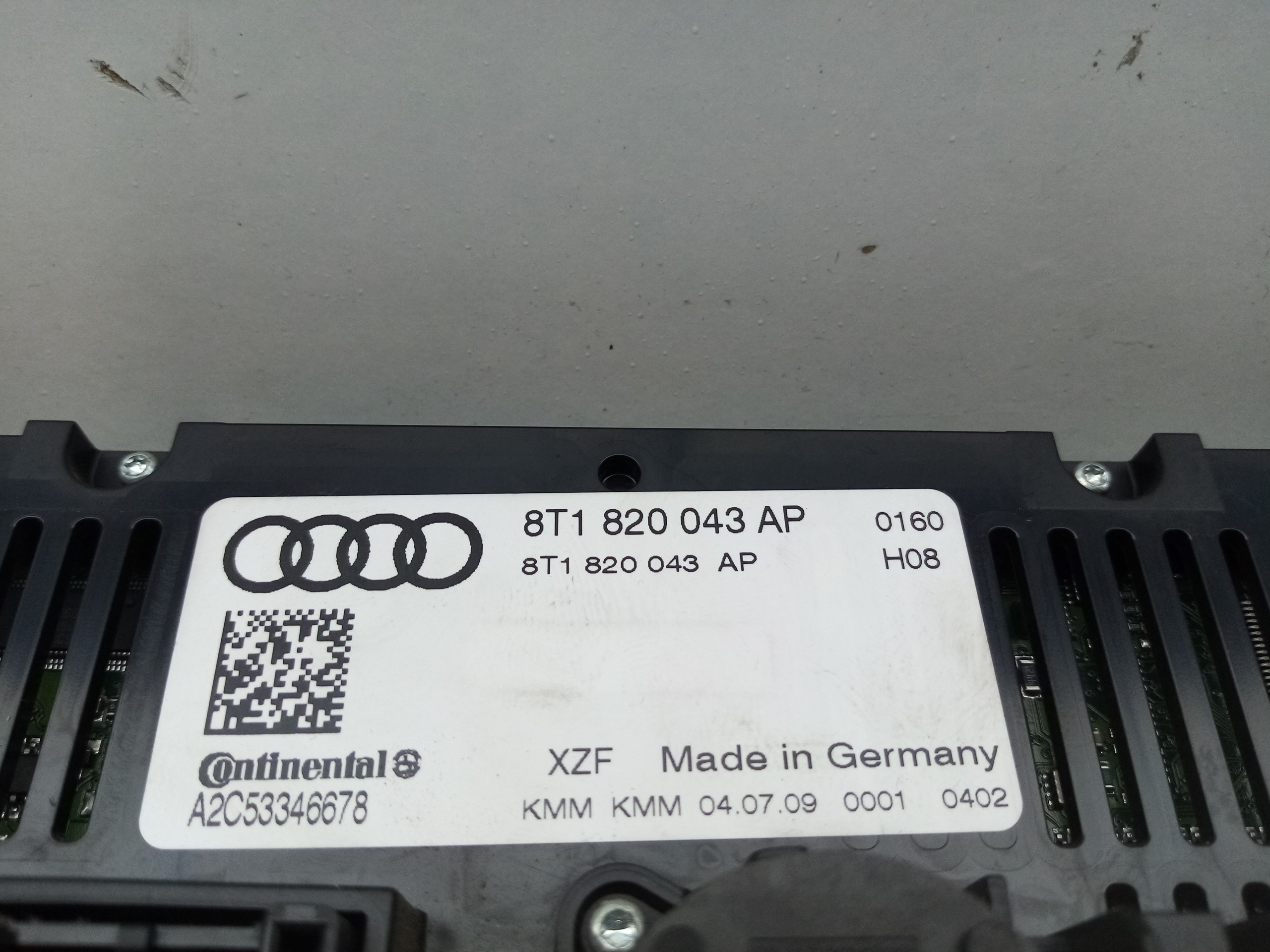 AC switch AUDI Q5 (8R) Imagem-2