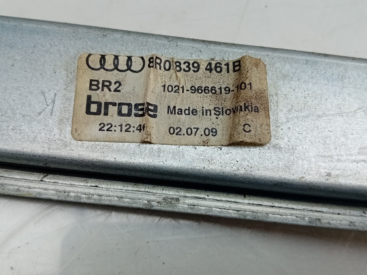 Elevalunas trasero izquierdo AUDI Q5 (8R) Imagem-2