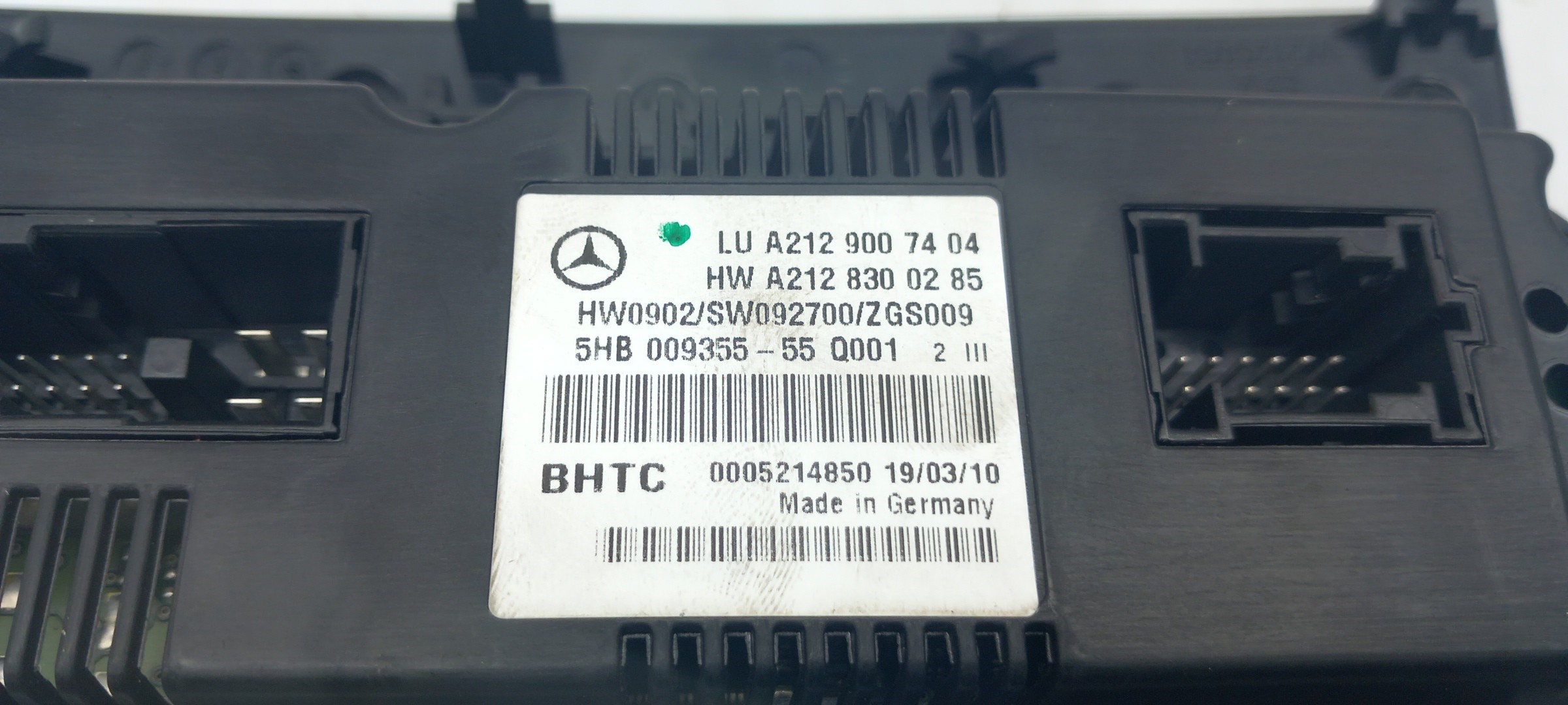 Bouton / interrupteur climatisation MERCEDES-BENZ Classe E (W212) Imagem-3