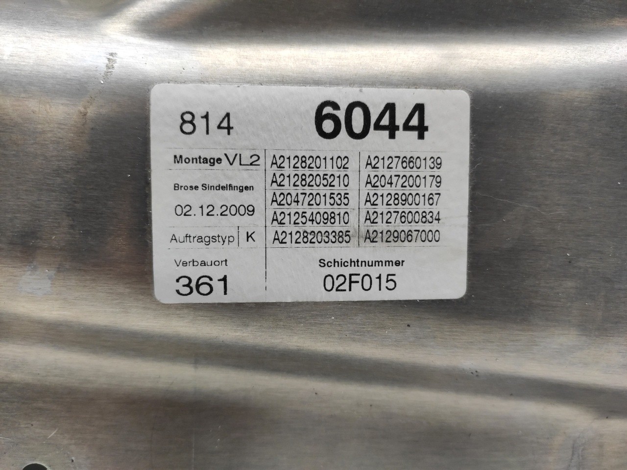 Elevalunas delantero izquierdo MERCEDES-BENZ Classe E (W212) Imagem-1