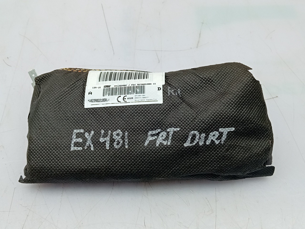 Airbag banco direito