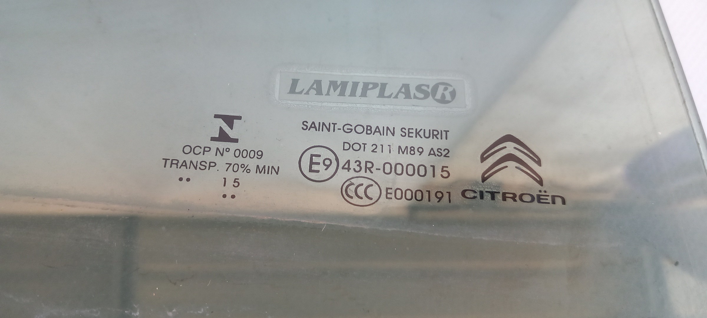 Right rear door glass CITROËN C4 Picasso II Imagem-1