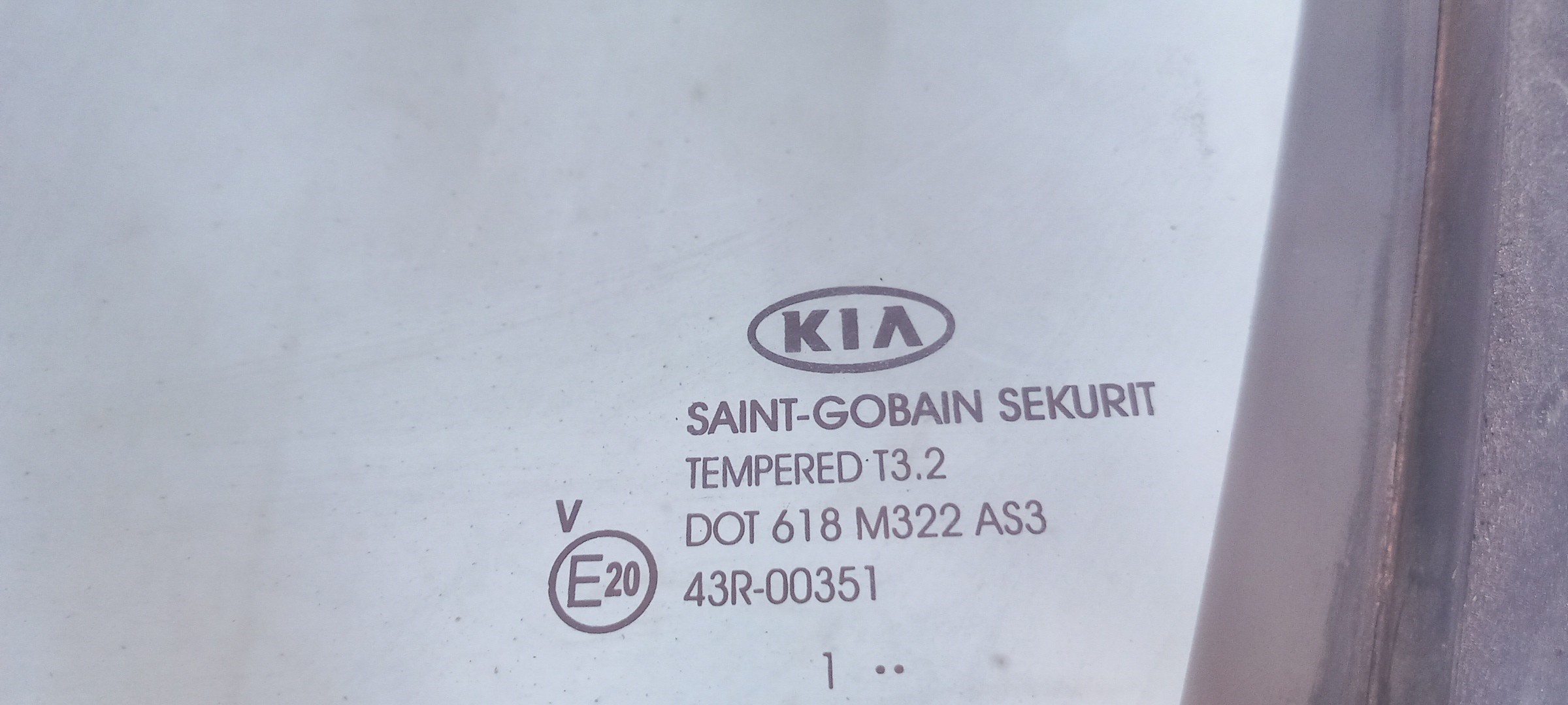 Vitre triangulaire arrière gauche KIA Sportage (SL) Imagem-2