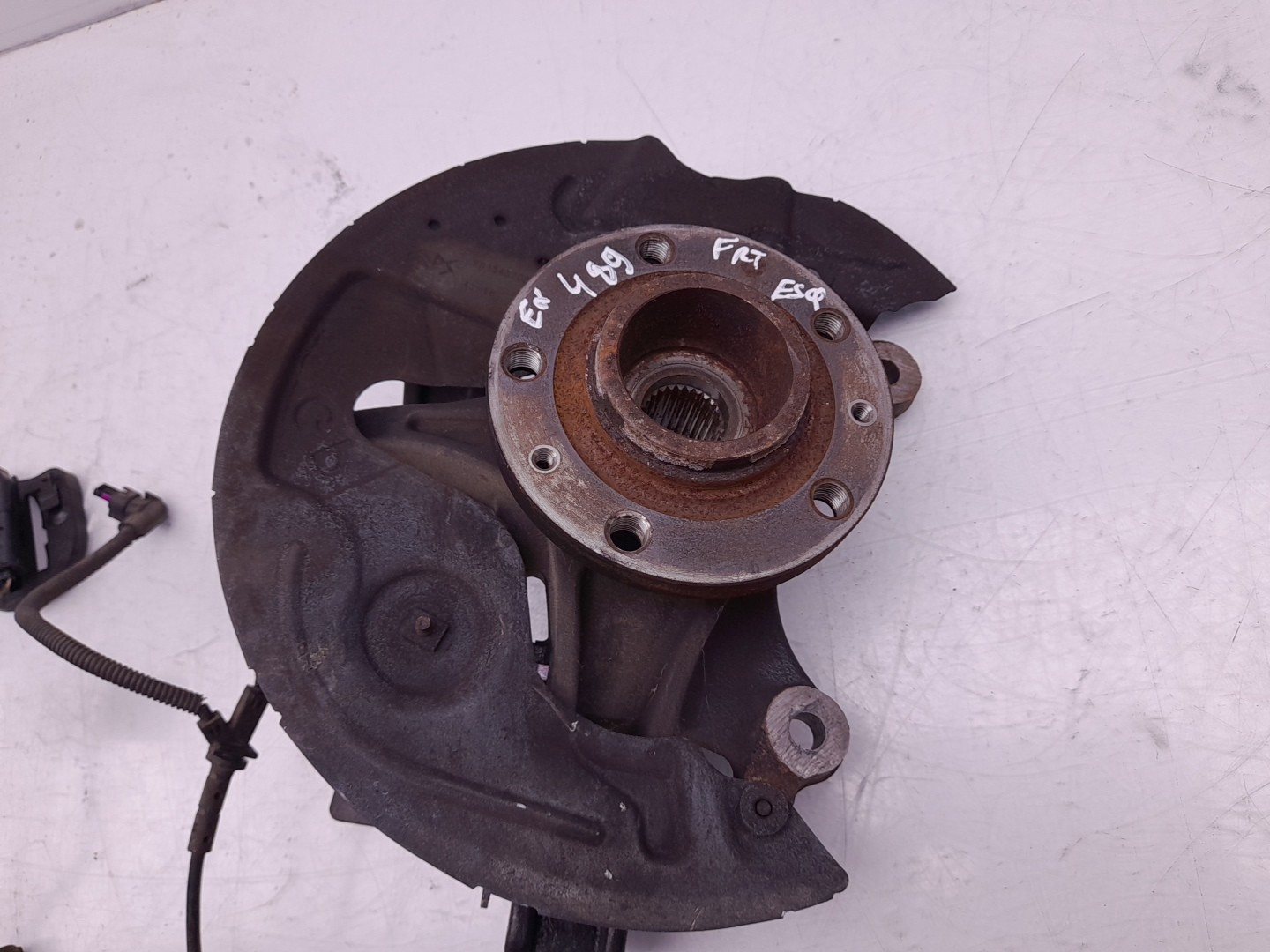 Left front steering knuckle