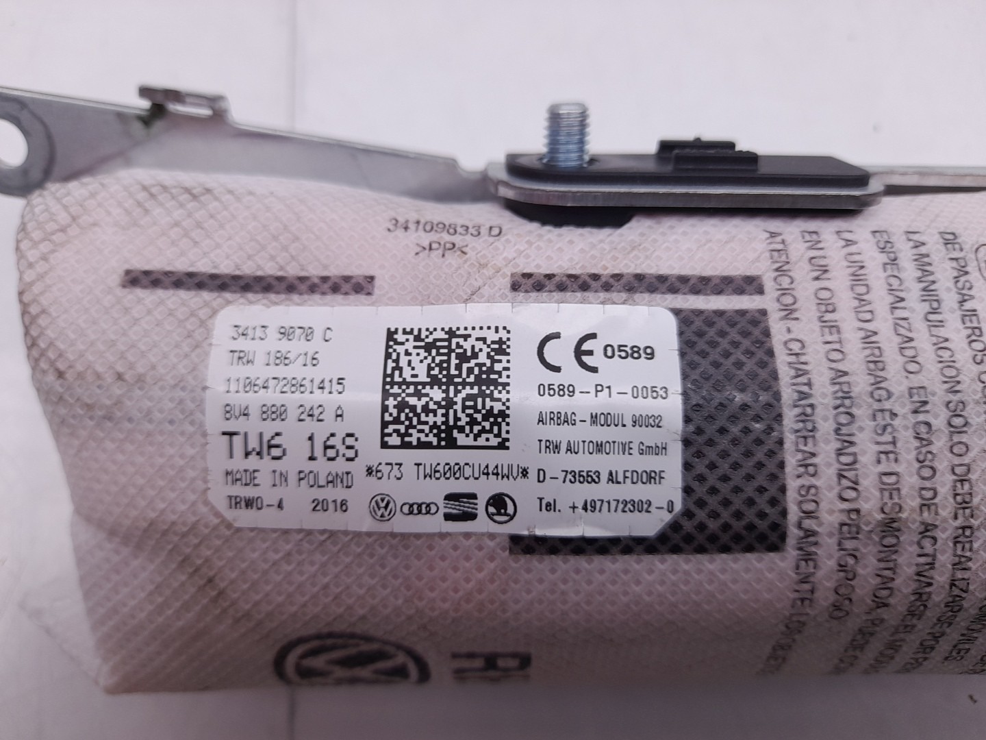 Airbag banco direito AUDI A3 Sportback (8VA, 8VF) Imagem-2