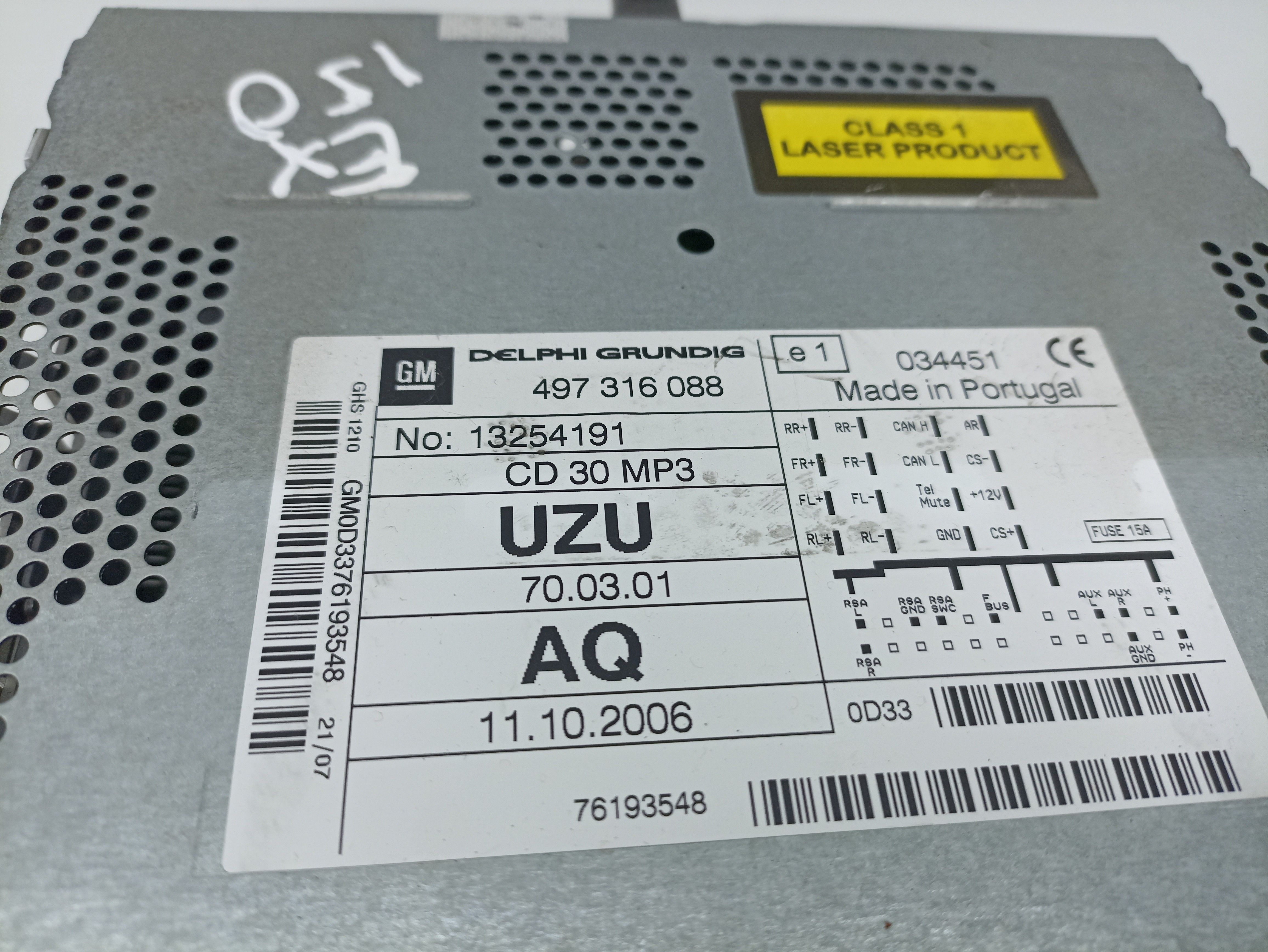 Rádio / auto-rádio OPEL Corsa D Imagem-2