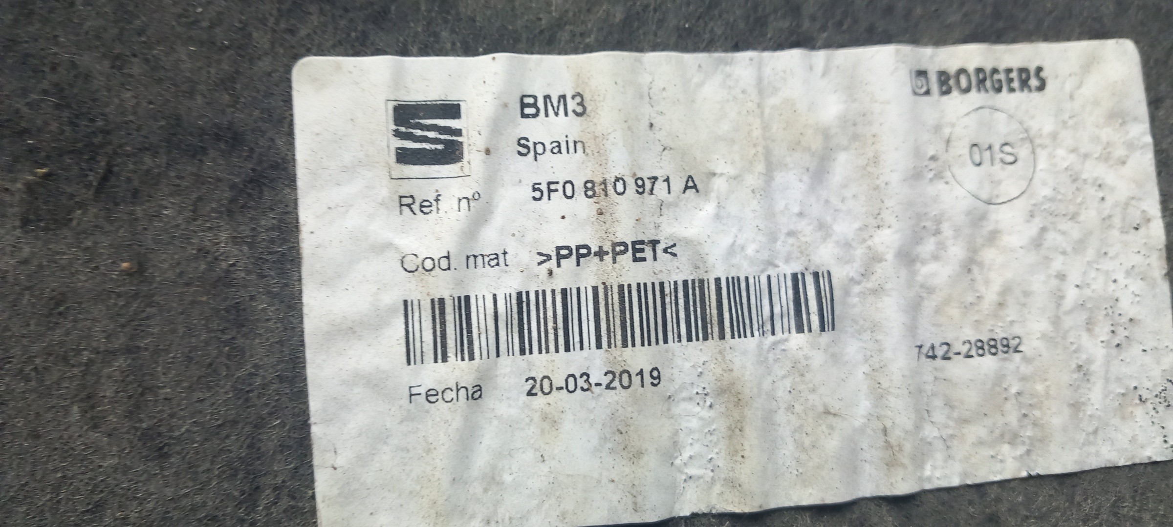 Paso rueda trasero izquierdo SEAT Leon (5F1) Imagem-2