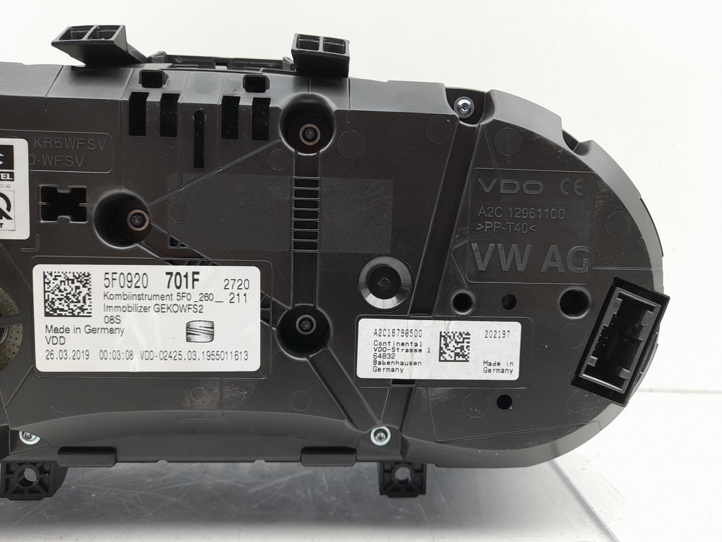 Quadrante / Cuadro de instrumentos SEAT Leon (5F1) Imagem-3