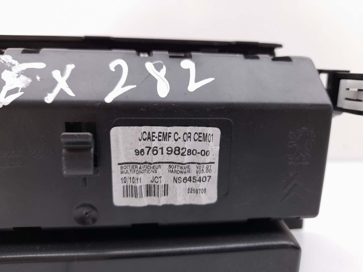 Display / schermo informazioni CITROËN C4 II (B7) Imagem-2