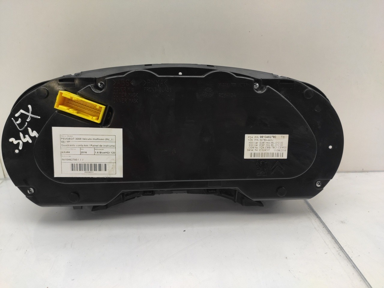 Quadro strumenti / Pannello strumenti PEUGEOT 3008 I (0U_) Imagem-1