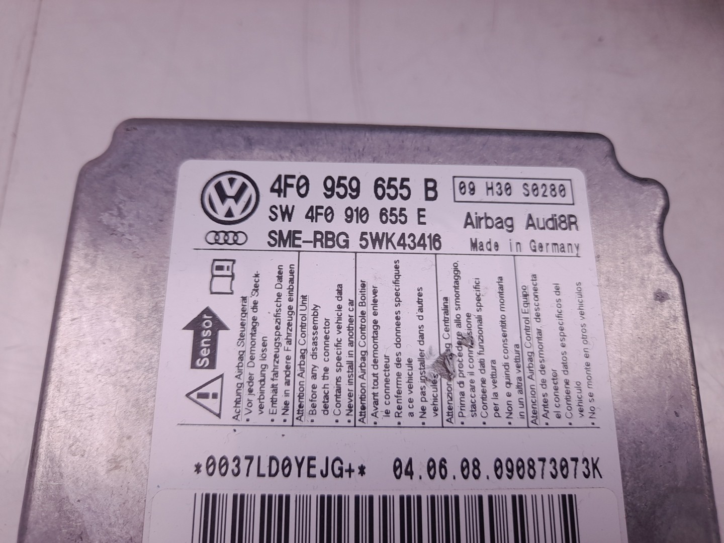 Kit de airbags AUDI A6 Allroad (4FH, C6) Imagem-1