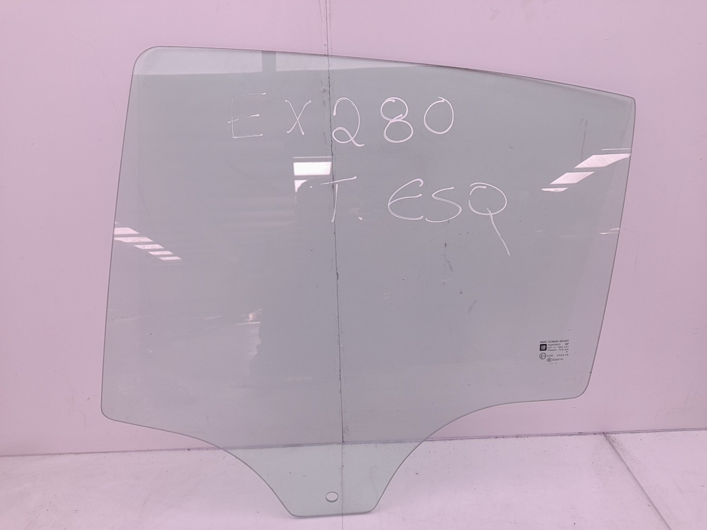 Left rear door glass