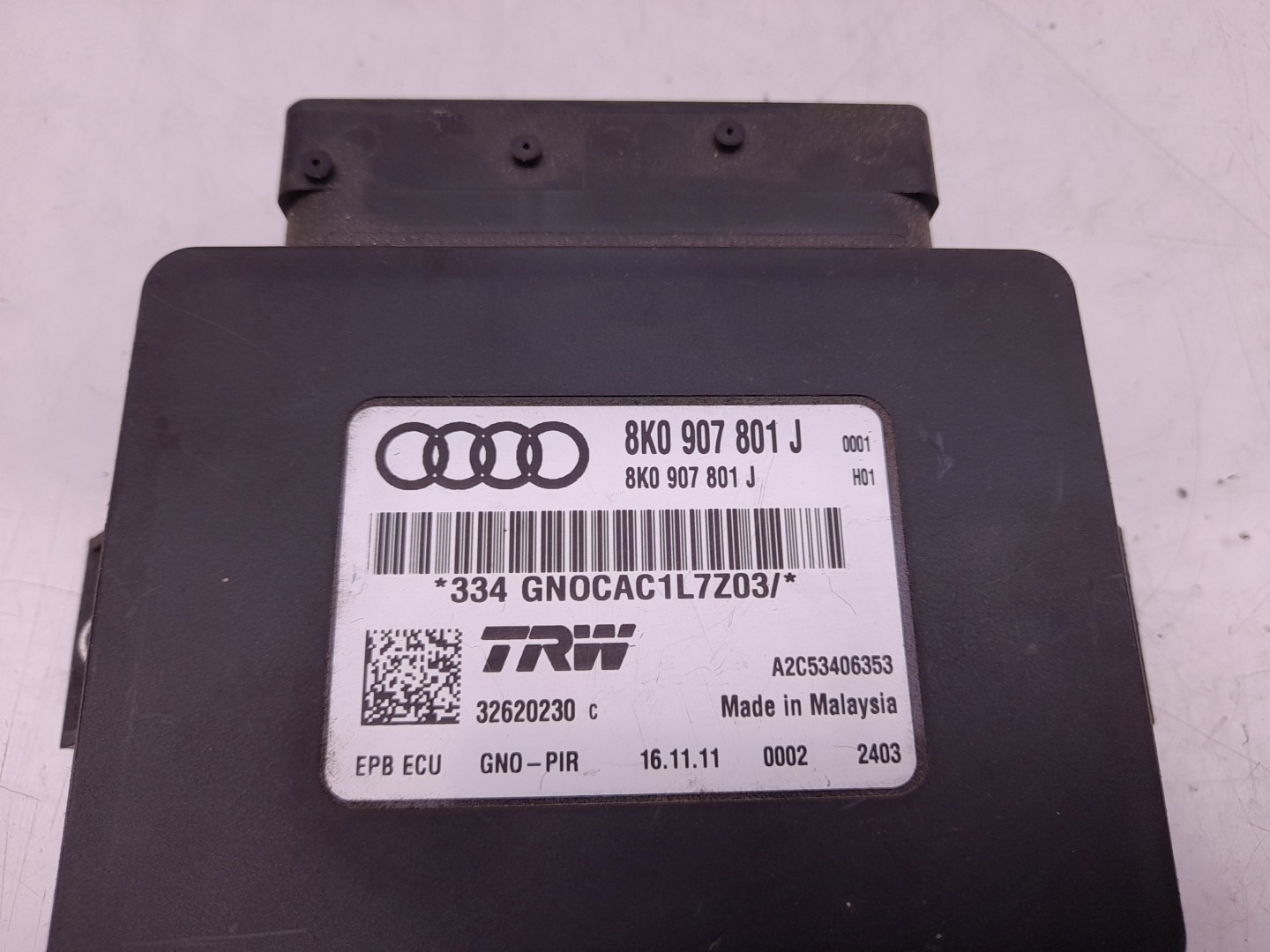 Module de frein de stationnement AUDI A4 (8K2, B8) Imagem-1