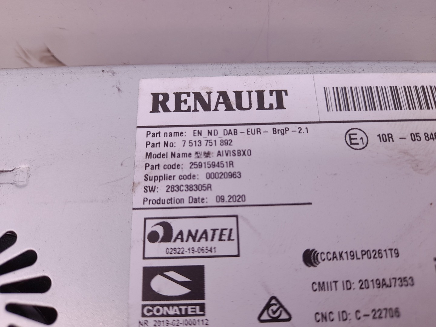 Autoradio RENAULT Captur II Imagem-1