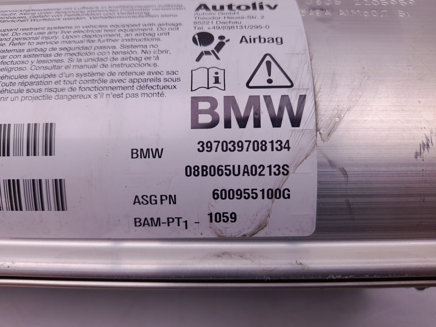 Airbag passageiro BMW 5 Touring (E61) Imagem-2