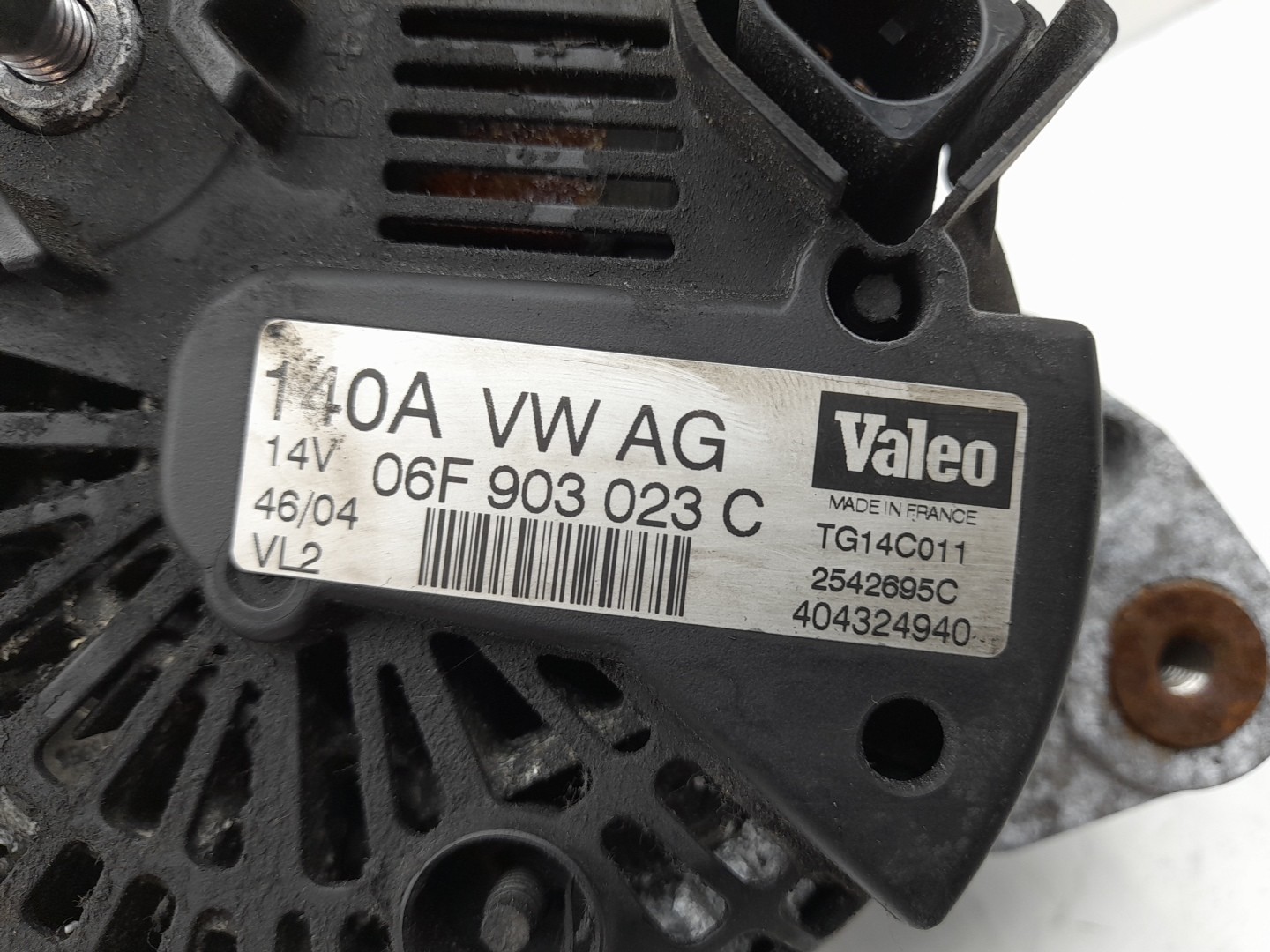 Alternador VOLKSWAGEN Golf V (1K1) Imagem-3