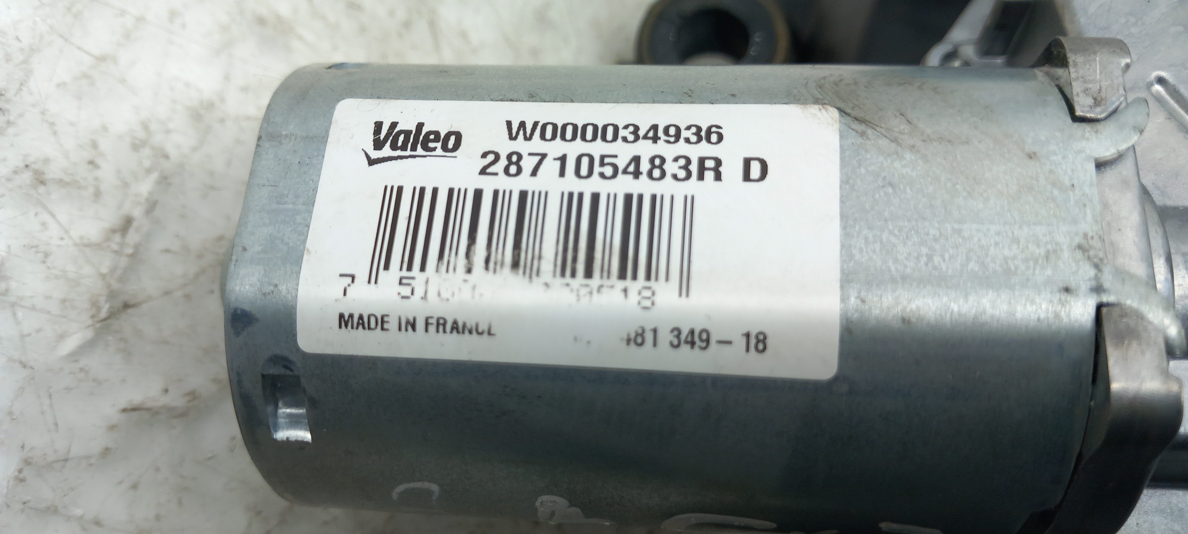 Rear Wiper Motor RENAULT Zoe (BFM_) Imagem-3